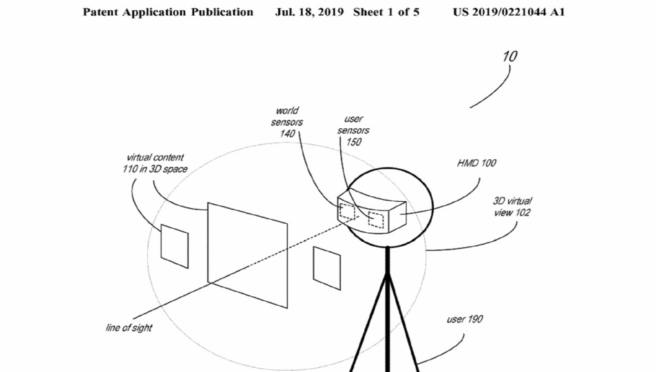 Apples AR-Patent verständlich dargestellt.(Bild: USPTO)