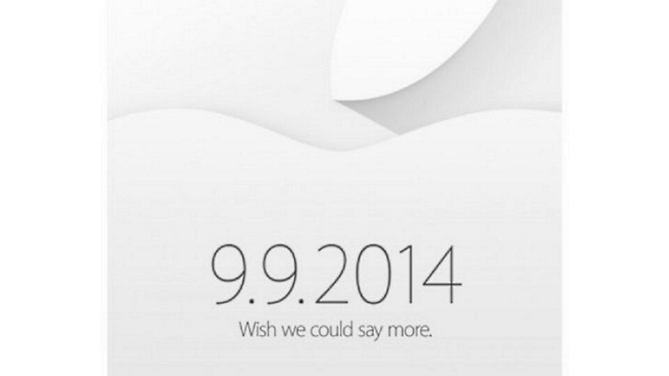 Apple verschickt diese Einladung für den 9. September 2014.