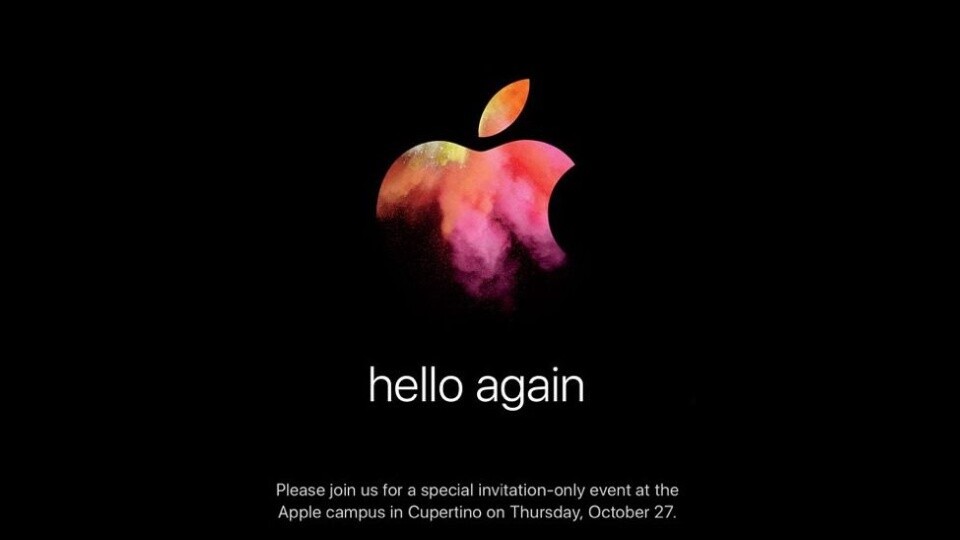 Apple lädt mit »Hello Again« zu einem Mac-Event am 27. Oktober ein.