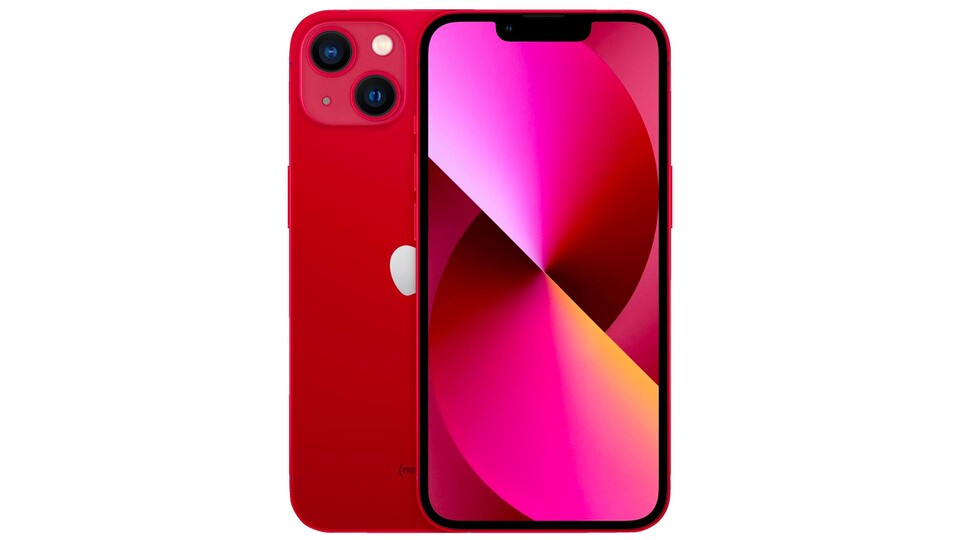 Das iPhone 13 in Rot mit 5G.