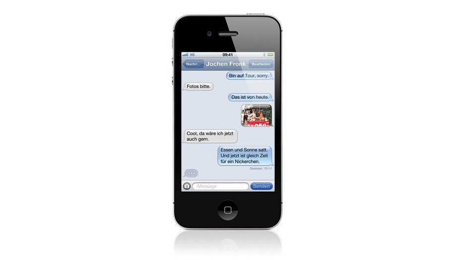 Apples iMessage lässt sich nach Ansicht eines Berliner Unternehmers zu leicht mit dem eigenen Dienst e*Message verwechseln.