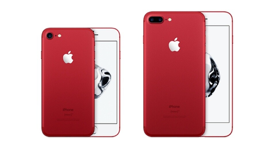 Das Apple iPhone 7 gibt es nun auch in Rot - außerdem ein neues iPad.