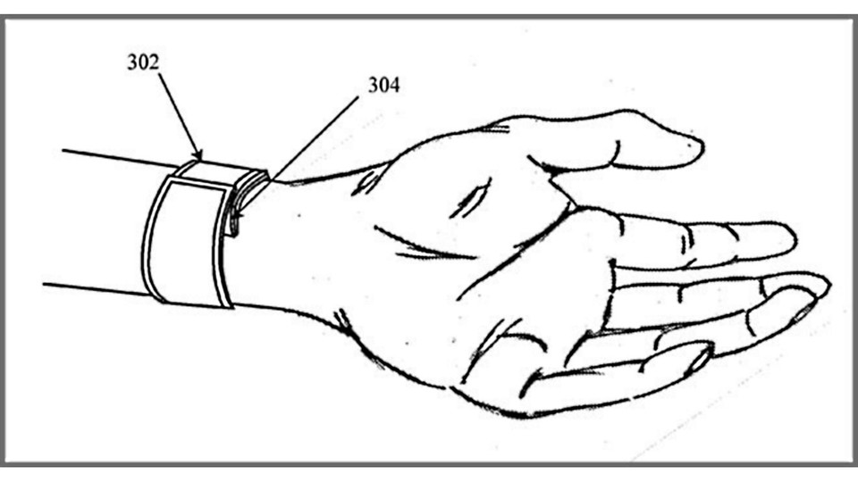 Dieses Bild aus einem Patentantrag von Apple zeigt, dass das Unternehmen eine Smartwatch zumindest angedacht hat.