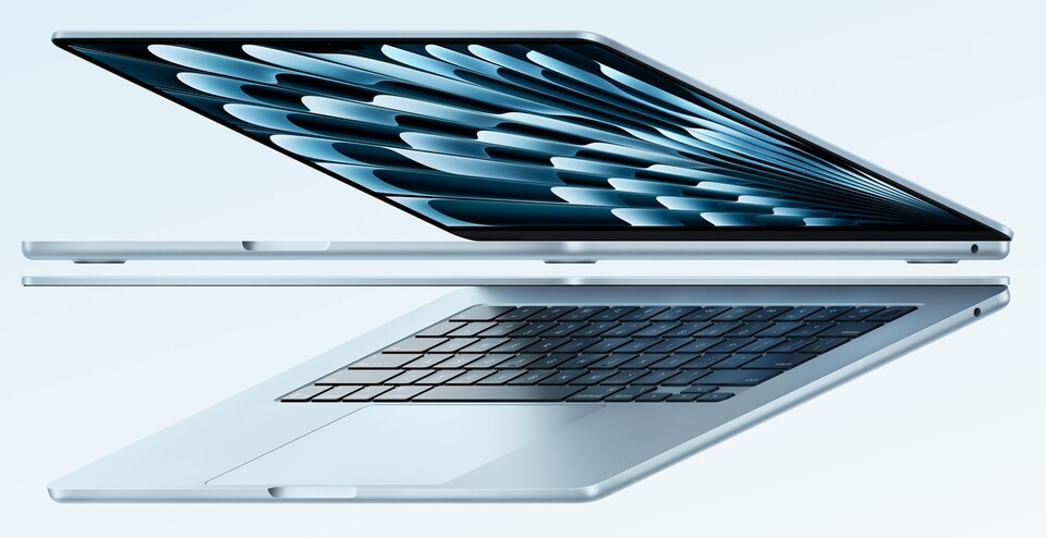 Abgesehen vom M5-Chip wird beim MacBook Air wohl alles beim Alten bleiben. (Bildquelle: Apple)