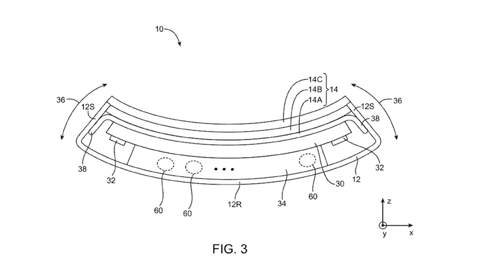 Apple hat ein Patent auf flexible Smartphones.