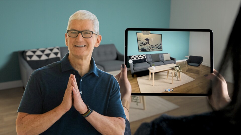 Das Apple-Chef Tim Cook von Augmented Reality begeistert ist, ist kein Geheimnis (Bildquelle: Apple).