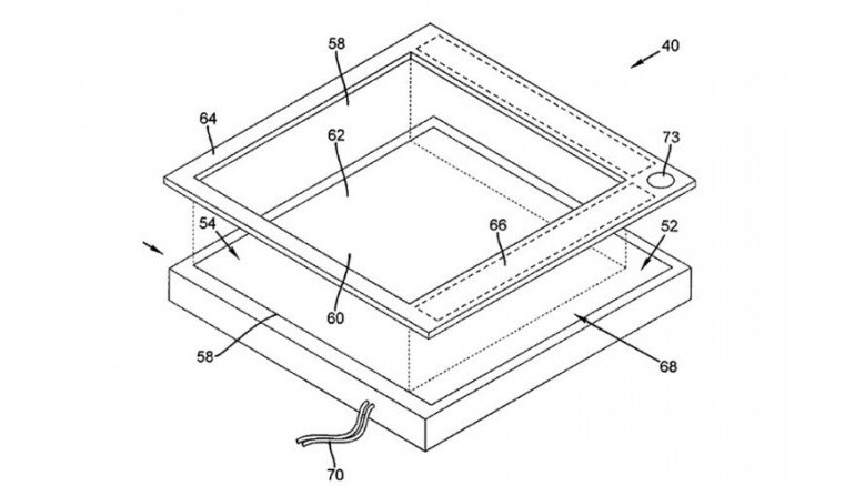 Das neue Patent beschreibt, wie der Rahmen eines Displays als Touchpad verwendet werden kann.