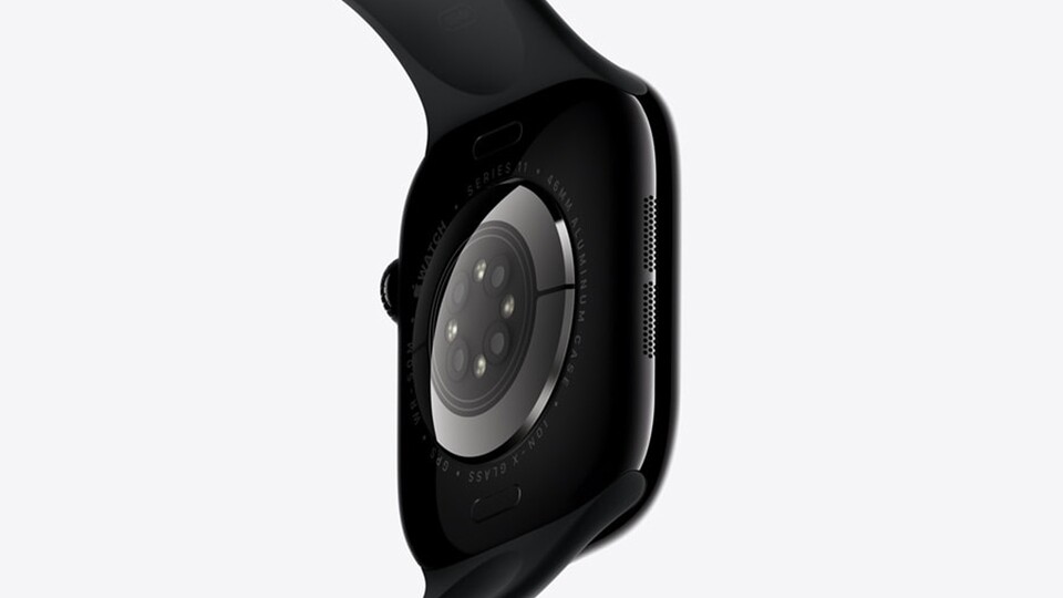 Die Apple Watch 12 könnte zusätzliche Sensoren auf der Unterseite des Geräts anbringen. (Bild: Apple)