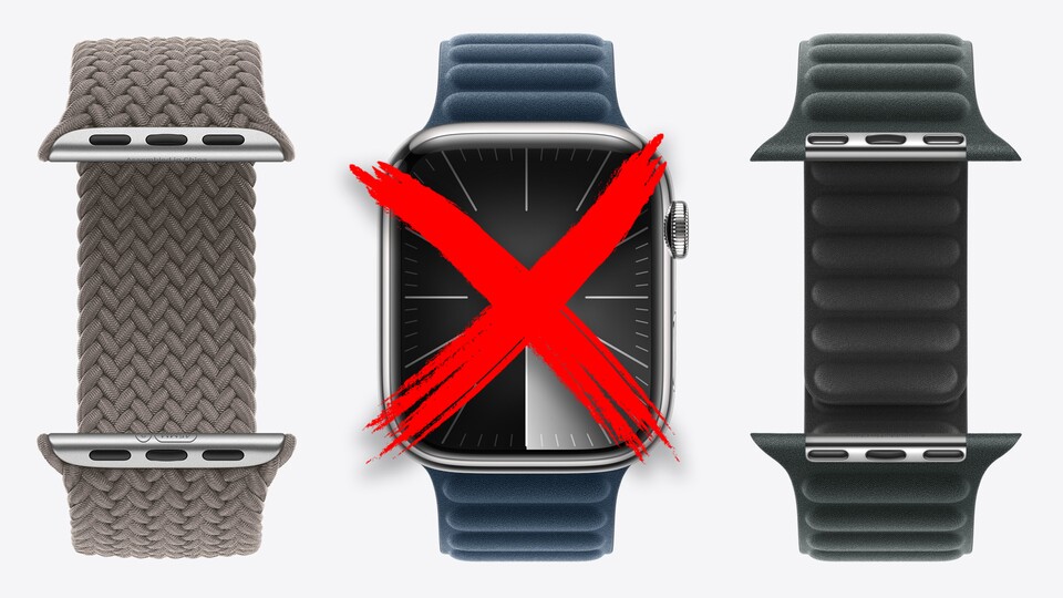 Apple Watch 10: Aktuelle Armbänder könnten im nächsten Jahr obsolet werden. (Bild: Apple)