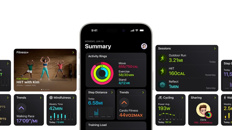 Die Fitness-App erhält ein (kleines) Redesign.