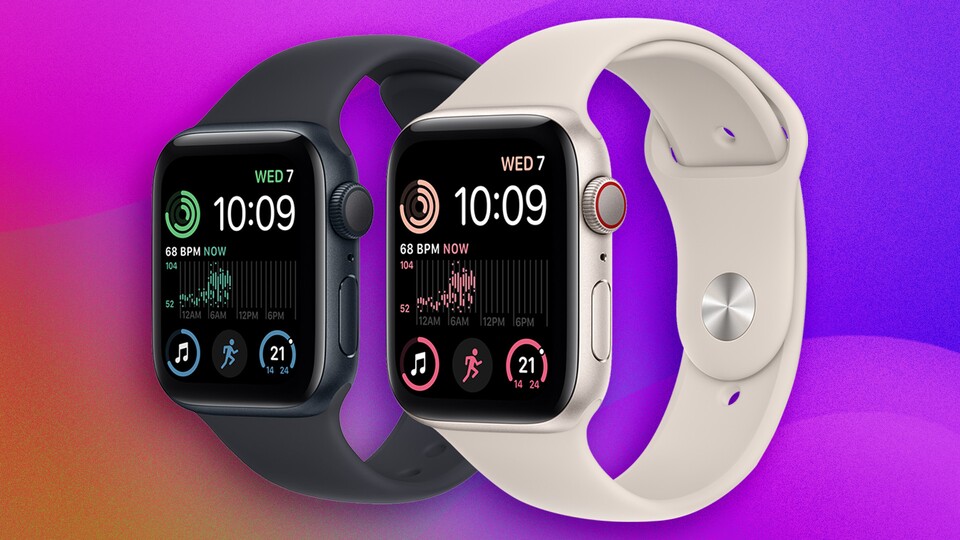 Wahlweise ist die Apple Watch SE in der LTE-Variante erhältlich. Erkennbar an den roten Kreis auf der Krone.