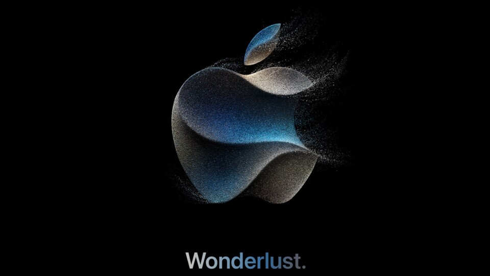 Die Keynote steht unter dem Logo »Wonderlust«. (Bild: Apple)