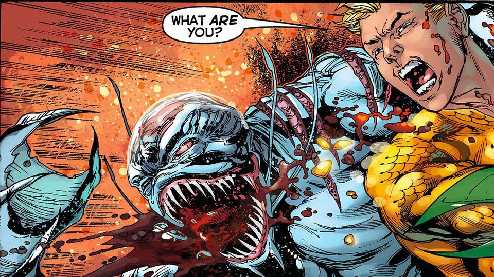 Die grausamen Wesen spielten erstmals in den neuen Aquaman Comics aus dem Jahr 2011 mit.