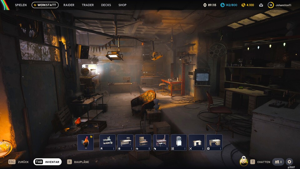 Eure Bude in Speranza müsst ihr erst noch ausbauen und zu einer echten Einsatzzentrale machen. Sobald die Werkbänke stehen, könnt mit eurer Beute deutlich mehr anstellen.