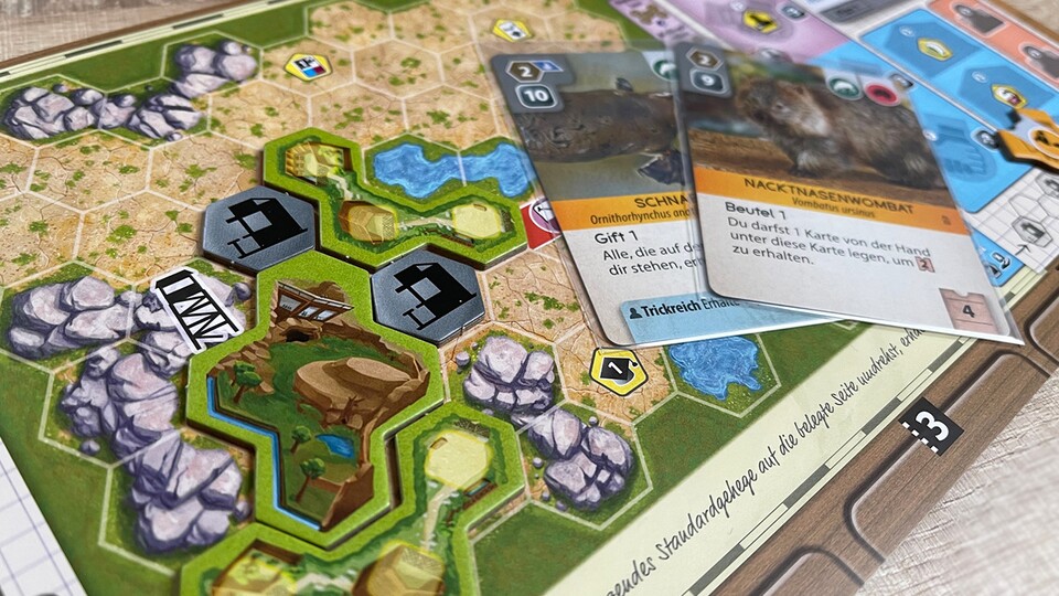 Das Spielmaterial ist nicht nur hochwertig, sondern es gibt auch extrem viel davon.