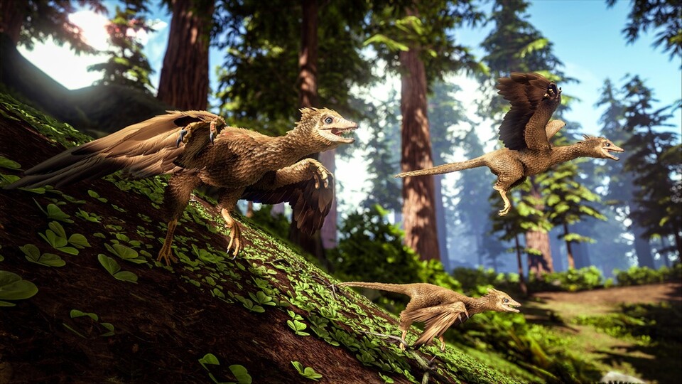 Der Archaeopteryx ist einer von zwei neuen Dinos im Update 247.0 für ARK: Survival Evolved.