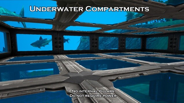 Selbst coole Unterwasserbasen sind mit den neuen Teilen kein Problem.