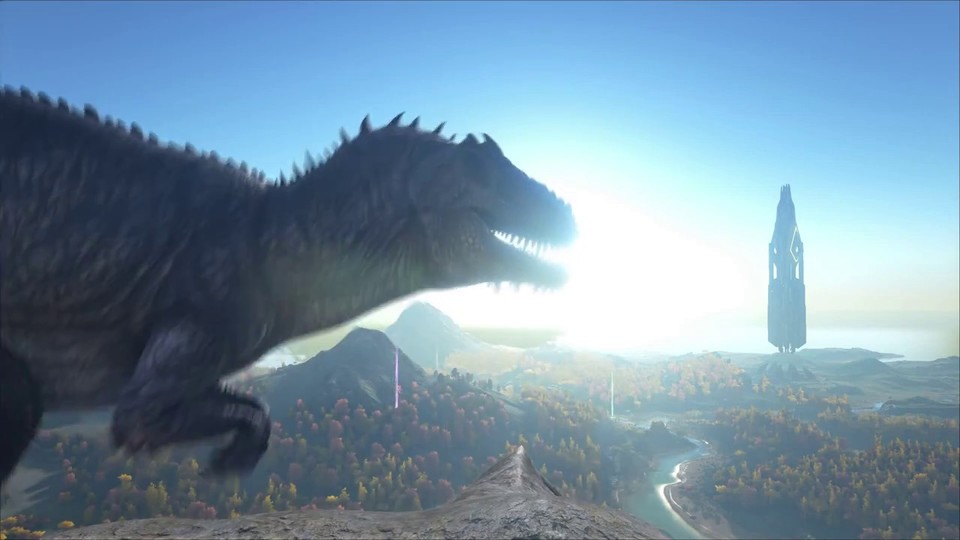 Ark: Survival Evolved - Gameplay-Trailer zeigt riesigen Gigantosaurus