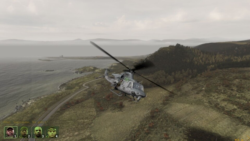 In den riesigen Einsatzgebieten lassen Sie sich und Ihr Team per Hubschrauber herumtaxieren.
