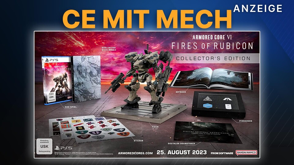 Armored Core 6 bietet eine besondere Collectors Edition mit Mech-Figur.