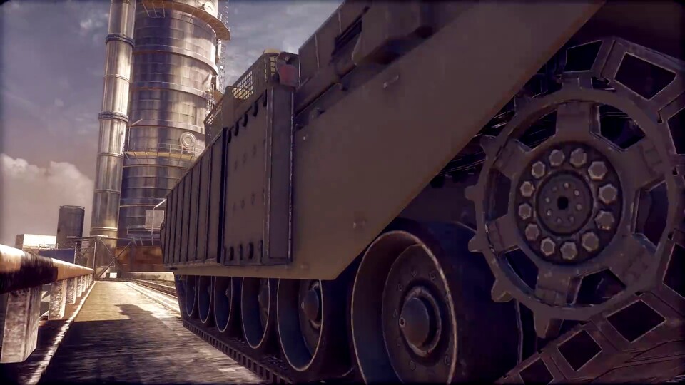 Armored Warfare - Wüstenkarte »Pipelines« im Trailer