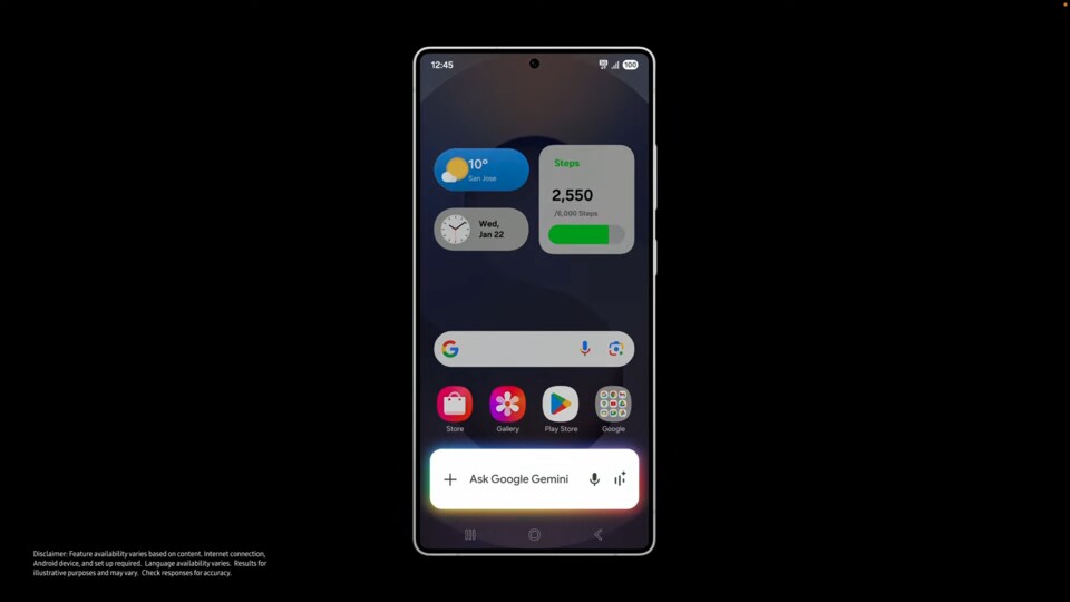 Gemini bekommt mit One UI 7 Zugriff auf Samsung-Apps.