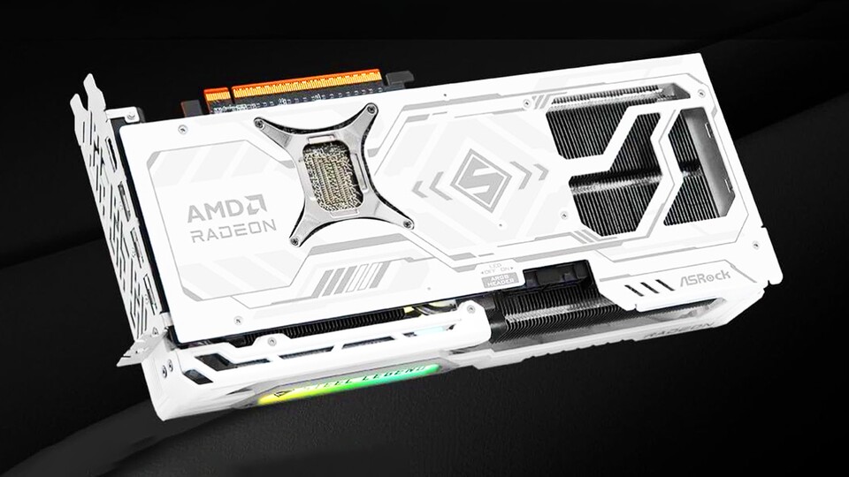 Die Backplate trägt, dankt sinnvoll positionierte Wärmeleitpads zur passiven Kühlung der Grafikkarte und ihrer Komponenten bei.