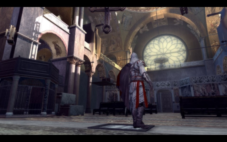 Ein Hauch von Prince of Persia: Wir kraxeln durch eine gigantische Kathedrale.
