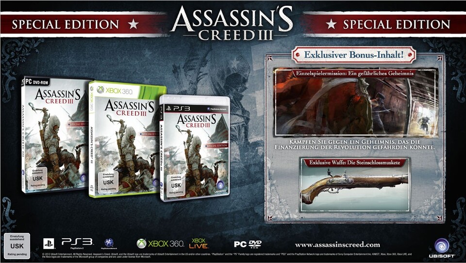 Die Special Edition wird im Ubisoft Shop und bei MediaMarkt und Saturn angeboten.