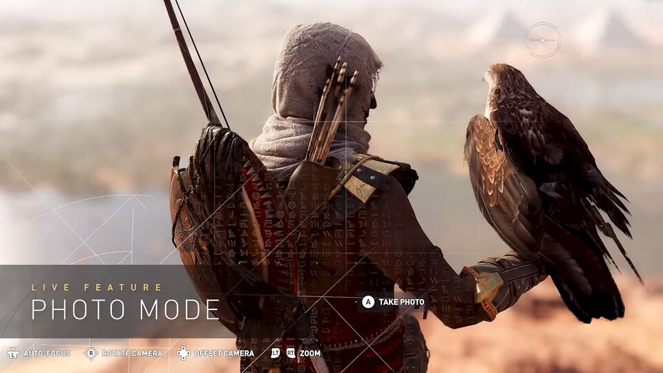 Assassin's Creed: Origins bekommt nach Release neue Inhalte - unter anderem den Foto-Modus.