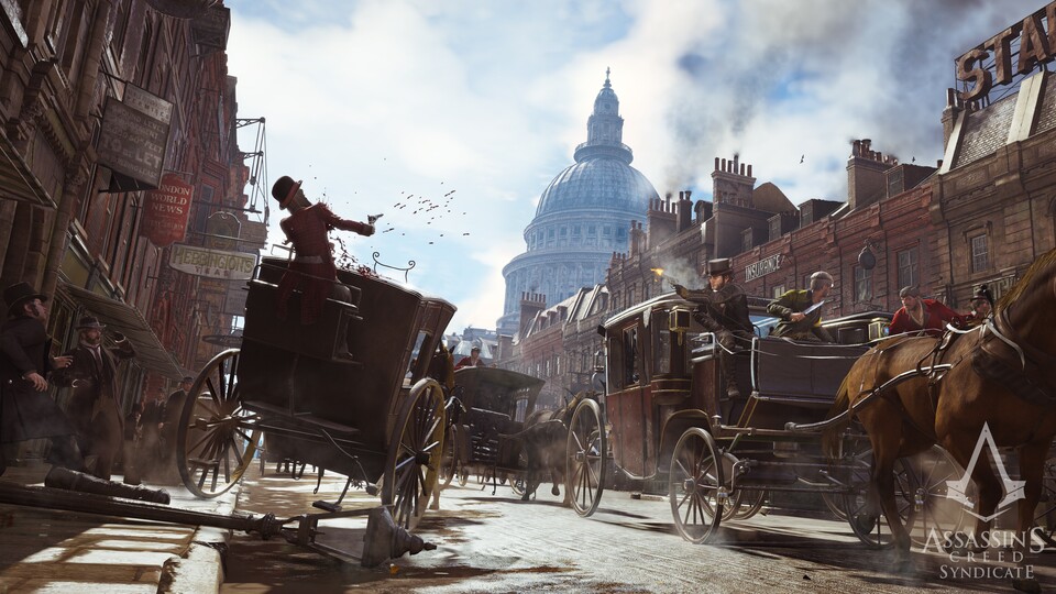 Eine Stunde Gameplay aus Assassin's Creed Syndicate gibt es ab jetzt auf Youtube zu sehen. 