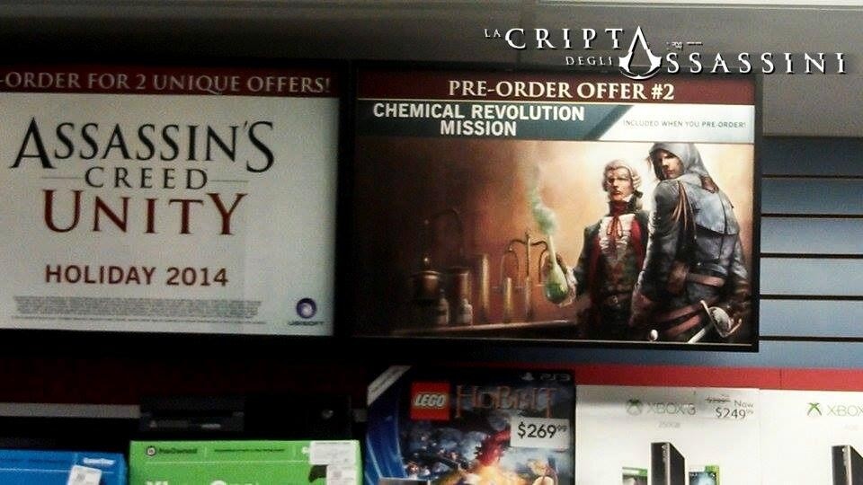 Dieses Händlerposter gibt erste Hinweise auf einen DLC für Assassin's Creed: Unity.