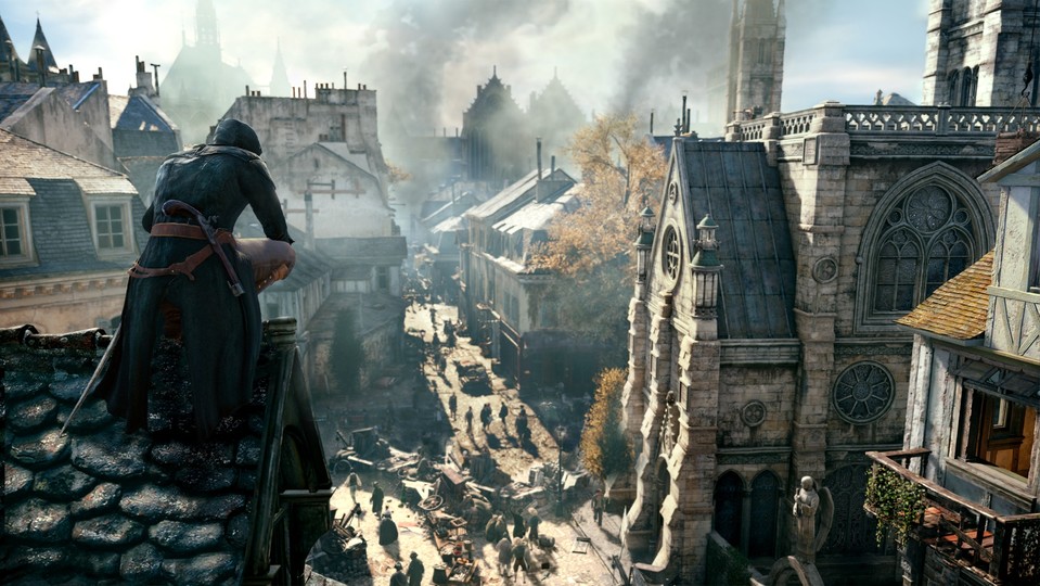 Ubisoft zeigt auf der Comic-Con 2014 unter anderem das Actionspiel Assassin's Creed Unity.