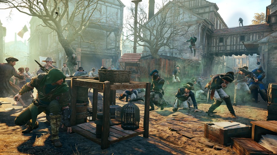 In Assassin's Creed Unity wird es eine Szene geben, bei der bis zu 10.000 NPCs gleichzeitig zu sehen sind.