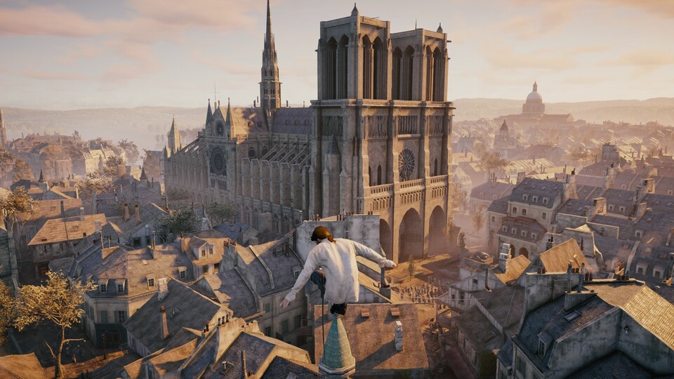 In Assassin's Creed Unity bereisen wir ein digitales Paris zur Zeit der Französischen Revolution.