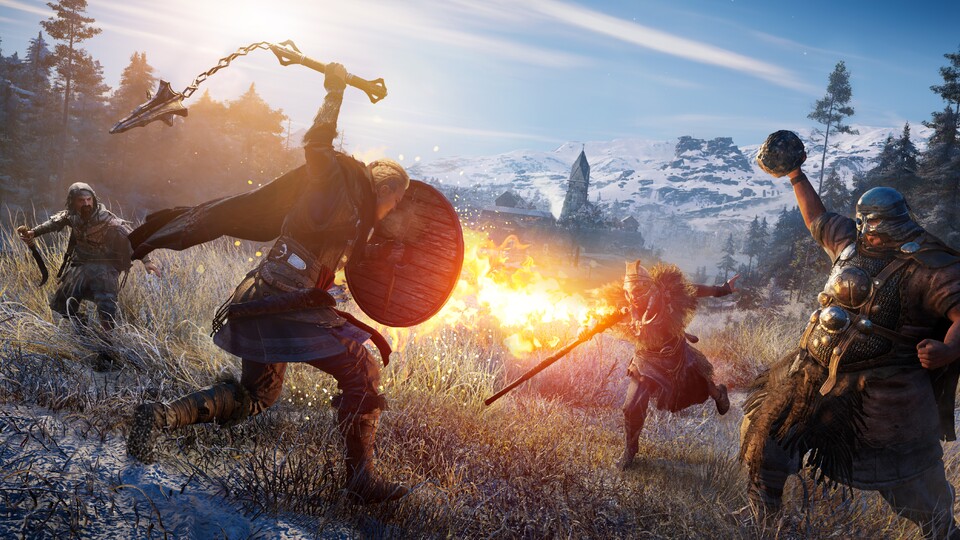 Das Kampfsystem ist das bisher größte Highlight von Assassin's Creed Valhalla.
