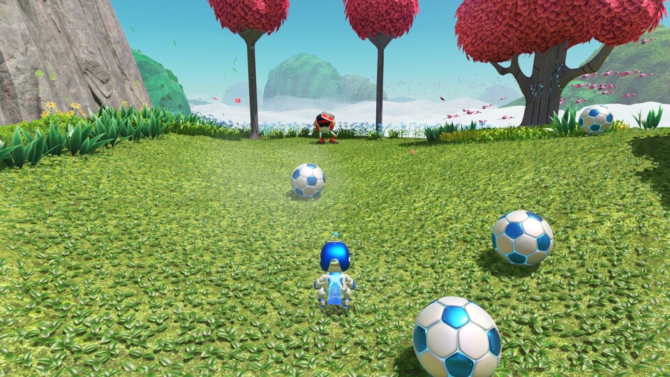 Ein Highlight für meine Tochter in Level 1, oder wie sie es nannte: »PAPA! BALL! BAAAAALLL!«