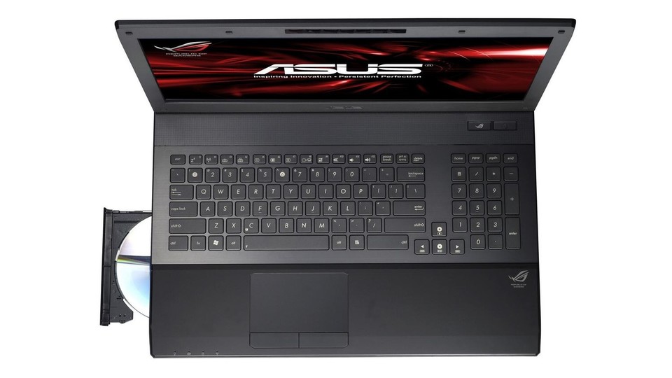 Das 17,3-Zoll-Notebook Asus G74SX hat ein erstklassiges Display und eine tolle Tastatur.