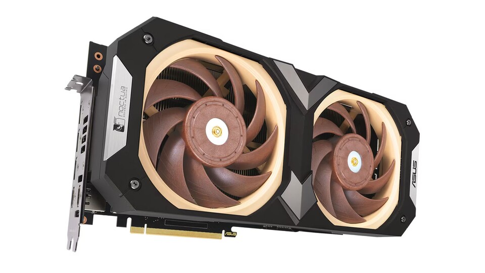Die leistungsstarken Lüfter und der riesige Kühlkörper halten die Grafikkarte auch bei Höchstleistung kühl.