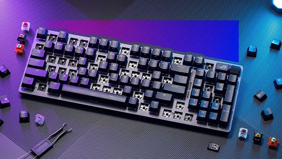 Wer Wert auf Individualität legt, der sollte sich eine Hot-Swap-Tastatur wie diese hier anschaffen.