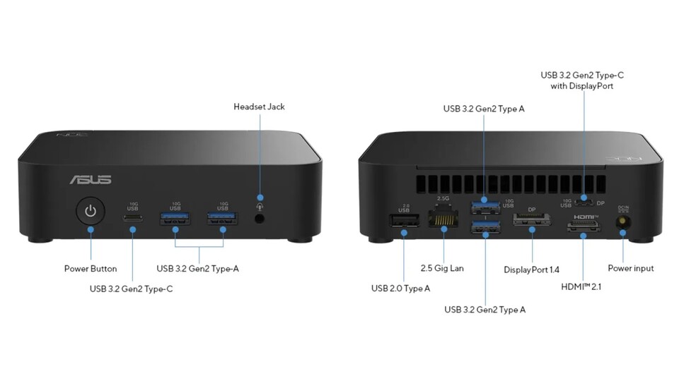 Der kleine Mini-PC hat mehr Anschlüsse als die meisten Laptops – und ist obendrein noch viel kleiner!