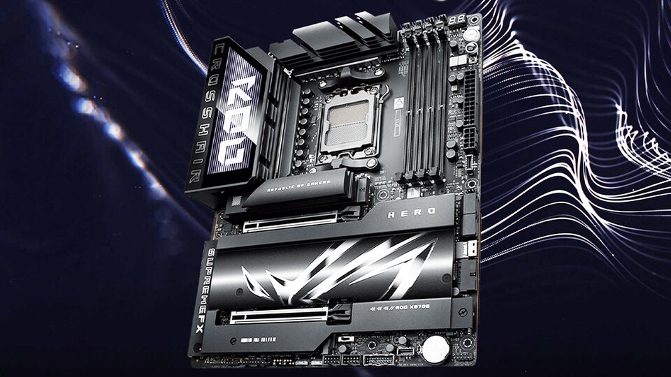 Das Design des Crosshair Hero ist in schlichtes Schwarz gehalten, mit stylischen ROG-Akzenten.