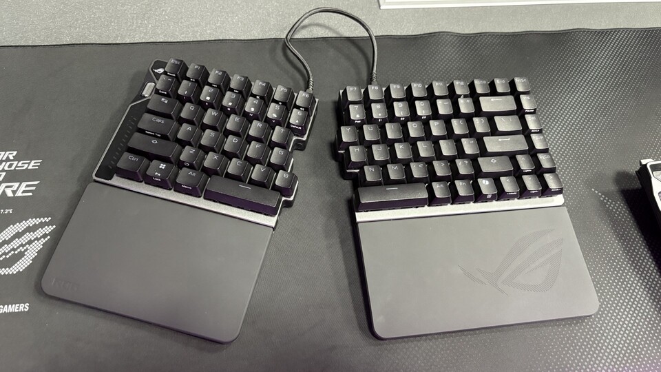 Modelle wie die ROG Falcata sind zwar nicht komplett neu, die Umsetzung von Asus ist aber trotzdem interessant. (Bildquelle: Jakob ErckertGameStar)