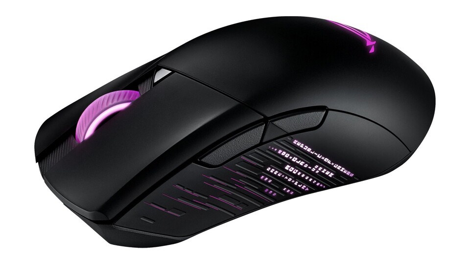 Wie die meisten Geräte aus dem ASUS ROG-Kosmos verfügt auch die Gladius III über die Aura-Sync-RGB-Beleuchtung.