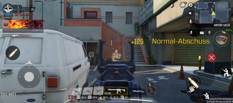 Die Touch-Steuerflächen beliebiger Spiele lassen sich mit der Asus-Software dem Controller zuweisen - der Komfortgewinn im Spiel ist extrem hoch.