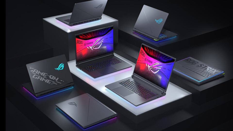 Macht von allen Seiten aus eine gute Figur: Das ROG Strix Scar 18!