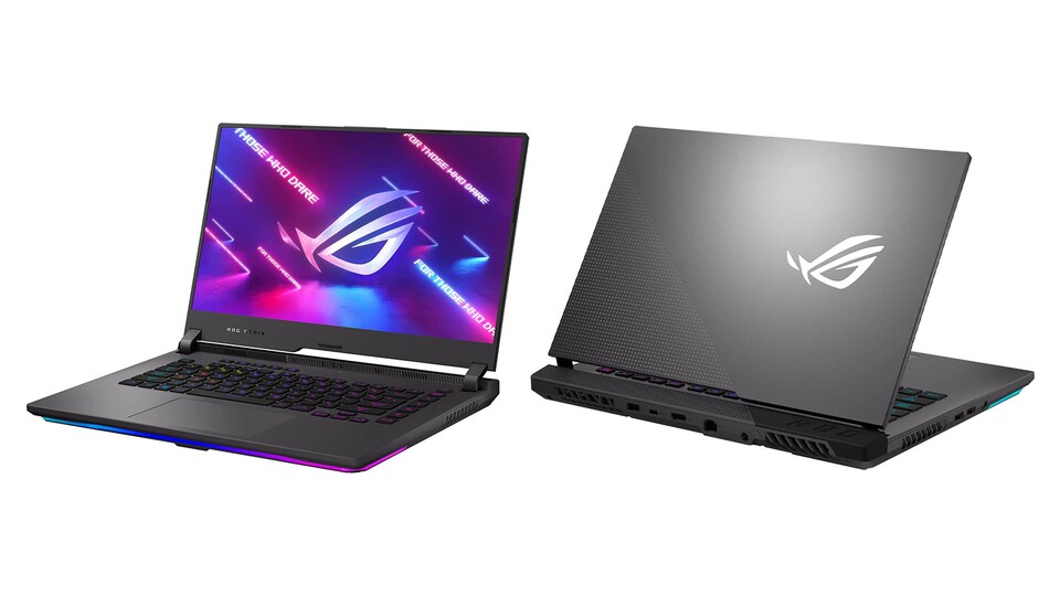 Der ROG Strix G15 Gaming Laptop von ASUS verfügt über beeindruckende RGB Beleuchtung und ein effektives Kühlsystem.