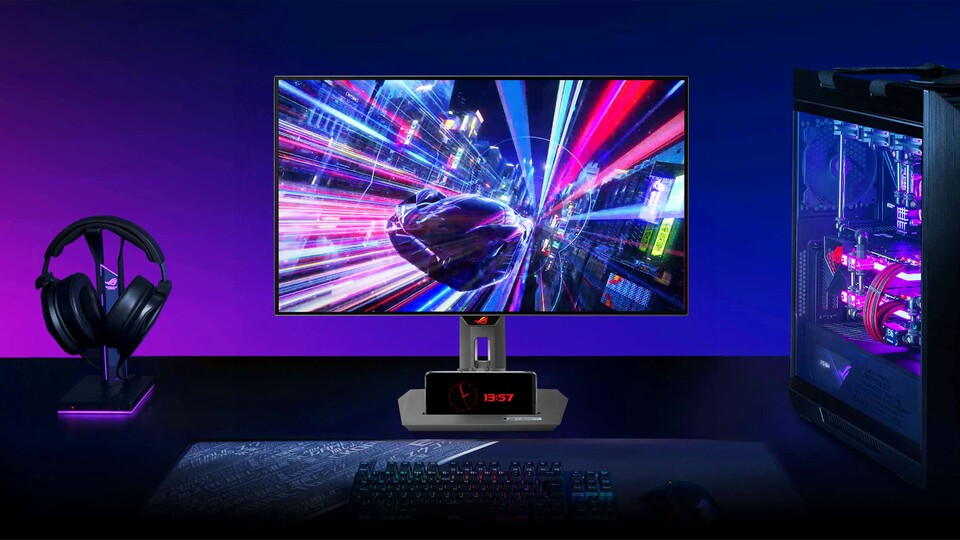 Der XG27AQDMG von ASUS ist der weltweit erste OLED-Monitor ohne matte Displaybeschichtung – da musste ich einfach zuschlagen.
