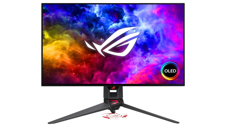Kräftige Farben, perfektes Schwarz und irre schnell: Mit dem ASUS ROG Swift OLED holt ihr euch die Crème de la Crème unter den Gaming-Monitoren ins Büro!