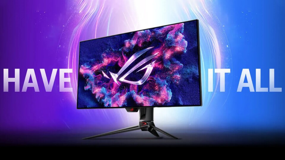 Der Wunschlos-glücklich-Monitor: Der ASUS ROG Swift PG32UCDP gehört zu den besten OLED-Monitoren der Welt.